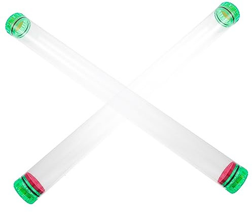 POPETPOP 2pcs Pvc Fishing Float Tubes Fishing Float Containers Sturdy Storage Tubes Accessories for Organizing Suitable for Anglers and Outdoor Random Color