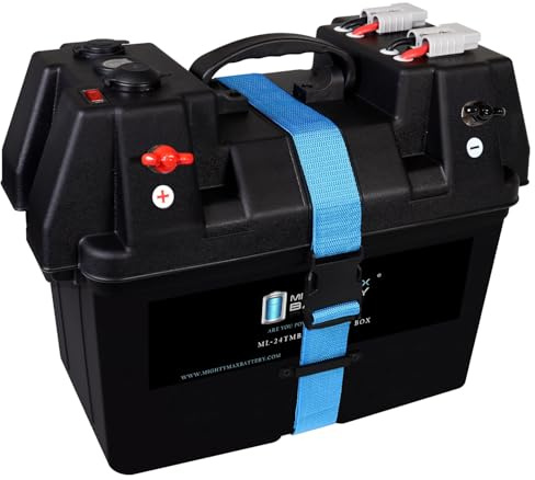 Mighty Max Battery Group 24 Smart Battery Box 12V Power Center for John Deere Lawn Tractor LX280