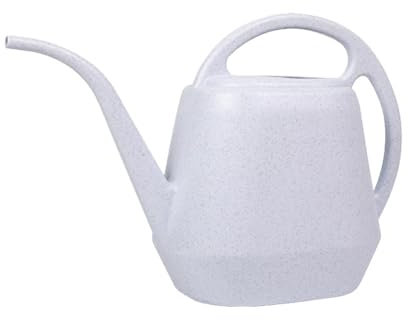 QUINTRA Gießkanne für Zimmerpflanzen, 4 l, große Kapazität, lange Öffnung, Gießkanne, Haushalts-Gartengeräte aus Kunststoff, Gießkanne für Sukkulenten Gießkanne (White, One Size)