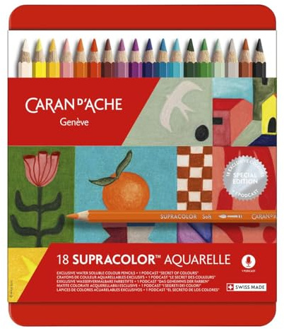 Caran d’Ache Etui 18 Farben Supracolor™ Aquarelle - Sonderedition/Ref. 3888.418