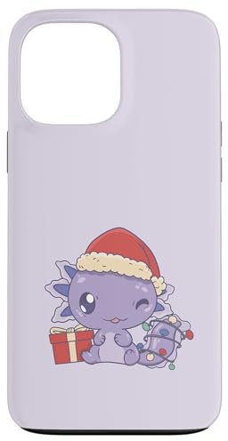 iPhone 13 Pro Max AX-HO-LOTL! Christmas Santa Claus Hat Axolotl Meme Case