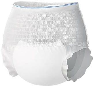 Pack of 20 Slip-On Adult Nappy Incontinence Pants Underwear, 30-38 Waist, Incontinence Pads Women and Men - High Absorbency, Comfortable Adult Nappy, Disposable Protective Overnight Nappies Diaper