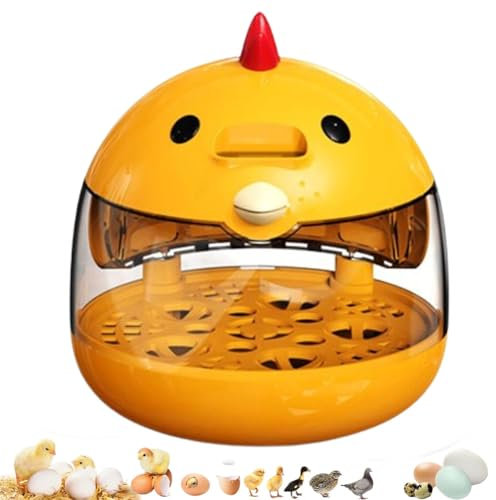 Eierbrutator, Huhn Wachteleier Inkubator, Brutmaschine Stabil, Niedlich für Schlüpfeier Huhn Wachteleier Brutkasten für kleine Geflügel Hühnertaube