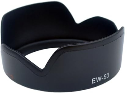 Paraluce EW53 per EF-M 15-45mm F/3.5-6.3 Reversibile Sostituzione Della Macchina Fotografica A Baionette Paraluce Coperture ABS Lens