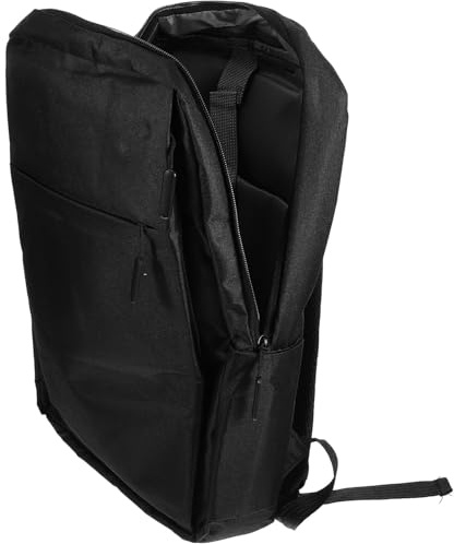 LIGIGWASH Zaino Porta Laptop per Uomini e Studenti Oxford Nero, Leggero e Resistente All'usura con Porta Usb, Adatto per Libri e Uso All'aperto
