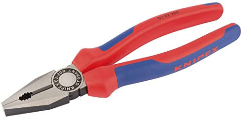 Knipex 69575 Heavy Duty Handle Combination Plier, Blue, 200 mm