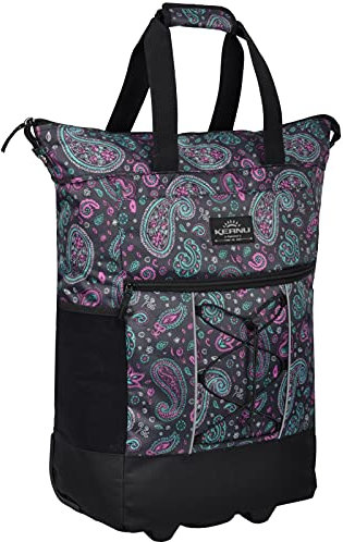 Einkaufstrolley Keanu Wheel Trolley Shopping Damentasche Einkaufsroller Korb Shopper - Trinity - FABRAUSWAHL (Power Paisley)