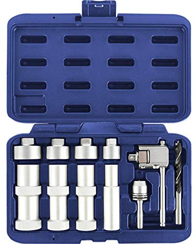 Kunzer 7PSW11 Parksensor-Werkzeug, 11 Tools, Kunststoff-Koffer, Komplettset | Stanzen von Stoßstangen fürs Nachrüsten von Parksensoren, Löchern, Vorgang, Stanzwerkzeug