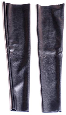 Noir Handmade Armstuplpen aus elastischem Kunstleder F213 L
