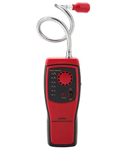 Eujgoov Smart Sensor AS8800L Détecteur de Gaz Inflammable Portable Analyseur de Fuite de Gaz AS8800L avec Indication du Degré de Fuite de Gaz