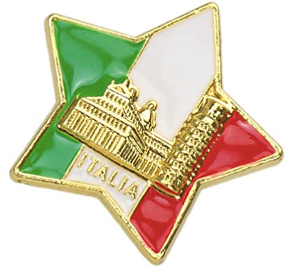 4 Stück Frankreich Land Italienisches Revers Patriotische Flaggenstifte Usa Flag Brosche Winkende Anstecknadeln 4. Juli Kleiderdekor Bruststift Pullover Fräulein