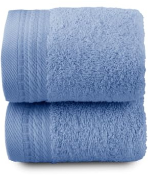 Top Towel - Premium - Large Bath Towels - Bath Towels - 2 Face Towels or Bidet -30x50cm - 100% Cotton - 600g - Lavender