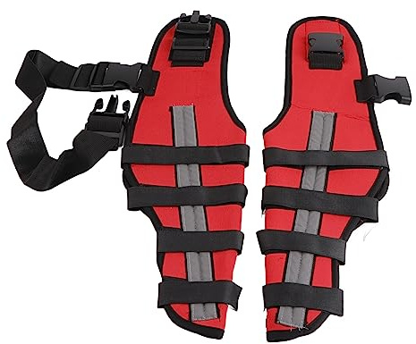 Hunde-Kniebandage für Hinterbeine, mit reflektierenden Streifen, Hunde-Kniebandage für gerissene ACL, elastisch, sicher, stoßfest, Haustier-Knieschoner für K9, ACL, CCL, Luxating Patella (M)