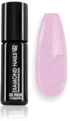 Diamond Nails - UV Nagellack - SHIMMER PINK - 7 ml -Extra Widerstandsfähig -Premium Shellac für langanhaltenden Glanz Gel Nägel & UV Lacke in perfekter Studioqualität