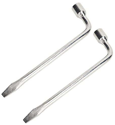 CFTGIW Autoreifen-Schraubenschlüssel, L-förmiges, Sechseckiges Auto-Reparatur-Handwerkzeug für die Fahrzeugwartung, Zum Entfernen von Sechskantschrauben, das Auch Als Brecheisen