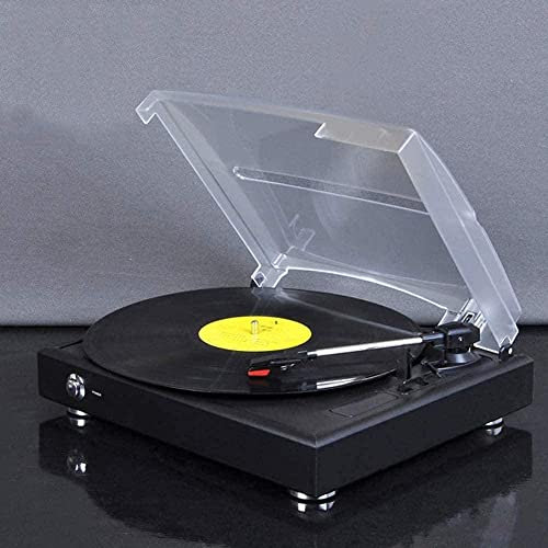 SGKOMN Tocadiscos Retro, gramófono, Tocadiscos de Vinilo Vintage de 18/25/30 cm con Tres velocidades y Bluetooth, con estéreo Incorporado