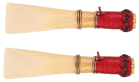 Yardwe 2 Stück Fagottrohrblatt aus Schilfrohr Leicht zu Tragen und Formstabil als Fagottzubehör für Musikstudio und Instrumentenzubehör