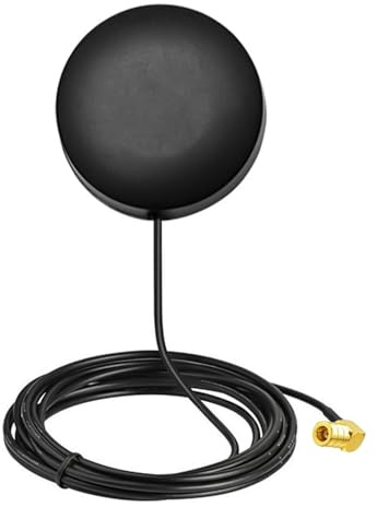 Antenne Dab de Voiture, Connecteur SMB Angle Droit Câble Coaxial 3M Antenne Dab Plus Compatible Radios Pioneer, Kenwood, JVC, Récepteur Numérique Intégré Radio Numérique Extension pour Véhicules