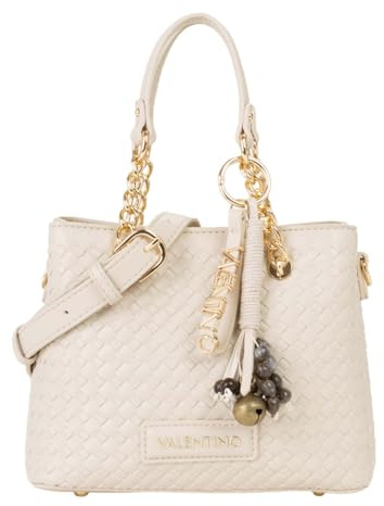 Valentino borsa a tracolla Gea Shopping Bag Ecru beige