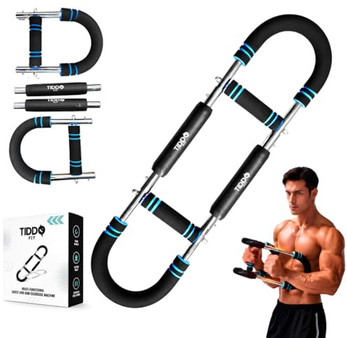 Twister Arm Trainer Adjustable Resistance Chest Expander – Steel Spring Chest Exerciser for Men & Women – Upper Body Workout Equipment for Chest, Arms & Shoulders