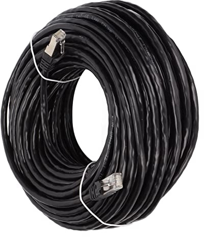 Aramox Cat6-Ethernet-Kabel, Abgeschirmtes Hochgeschwindigkeits-Internetkabel, 10 Gbit/s, RJ45 mit EMI-Schutz für PC-Router, Switch-Box, Home-Office-Rechenzentrum (#4)
