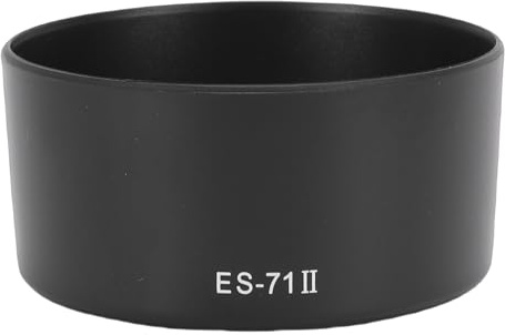 Yctze Paraluce Adatto per Obiettivo Fotocamera EF 50mm F/1.4 USM ABS Nero con Attacco a Baionetta Paraluce Compatibile con Filtro Proteggi Obiettivo da 58mm
