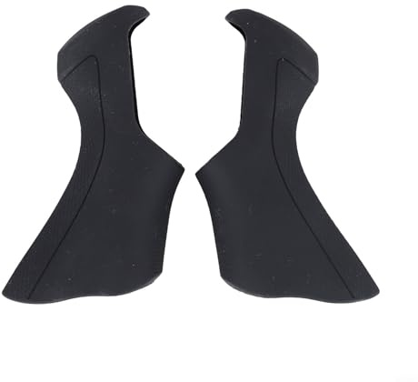 Cubiertas de palanca de freno de goma negra para ST-6870, fundas de repuesto para palanca de cambios de bicicleta de carretera y protectores de palanca de cambios