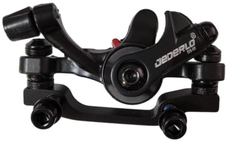 Homyl Fahrrad Scheibenbremsen Mechanische Scheibenbremse Aluminiumlegierung Bremssattel Set Line Zug Zange Geräuscharm für Mountainbike Straßenrad Klapprad