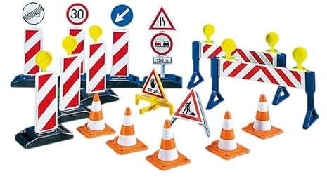 PLAYMOBIL 7280 Baustellenschilder in Folienverpackung