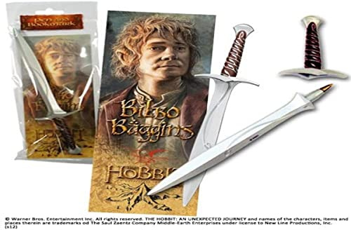 Noble Collection NN1217 - Herr der Ringe: Feder und Bookmark Sting