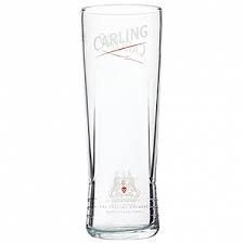 Carling Pint Glasses CE 20oz / 568ml (Set of 4) + 4 Beer Mats