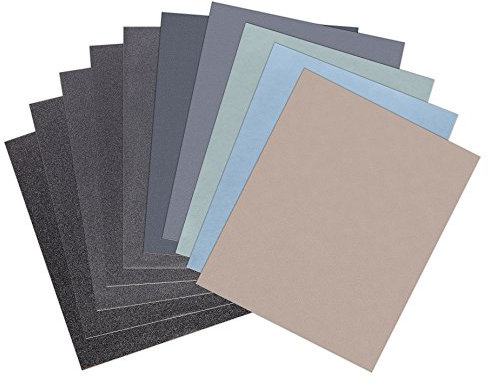 50 Blatt P2000 Körnung Schleifpapier Nass und Trocken Sandpapier 230 x 280 mm