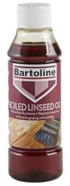 Bartoline Boiled Linseed Oil 250ml – Fast-Drying Wood Protector for Softwood Garden Furniture & Interior Wood
