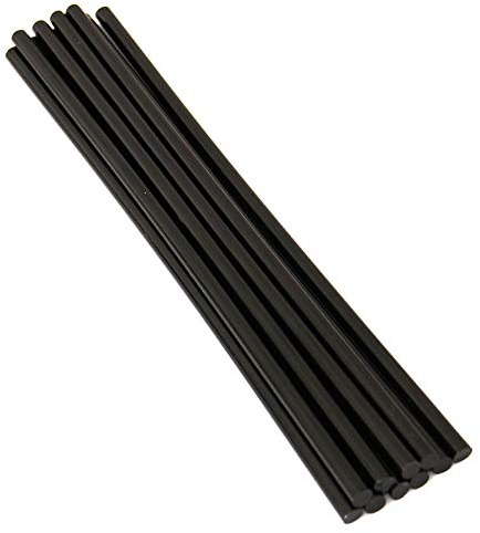 7 mm Durchmesser Ausbeulkleber Heißkleber für DELLENLIFTER - 10 Sticks schwarz