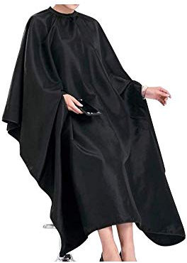 IC collection FRISEURUMHANG Hakenverschluss, atmungsaktiv, wasserabweisend, 126x146cm, Schwarz