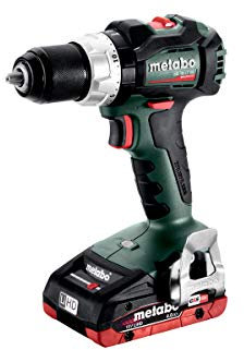 Metabo Trapano a percussione a Batteria SB 18 LT BL (602316800) Valigetta in plastica 18 V 2 x 4 Ah LiHD + ASC 55, Colore:, Size