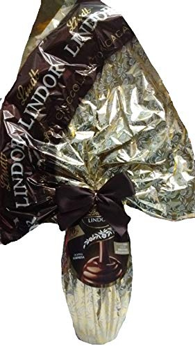 UOVO PASQUA LINDT LINDOR CIOCCOLATO FONDENTE 70% DOPPIO STRATO 360gr DOPPIA SORPRESA