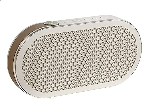 DALI Katch G2 Portable Bluetooth Speaker, Wireless, Compact, Outdoor Speaker, 30 Hours Playtime, With Fabric Dust Cap, Pressure Level 95 dB, Caramel White