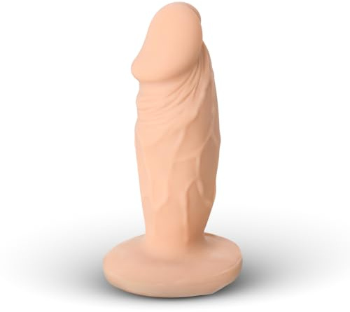 BeHorny Penis Shape Butt Plug, Realistic Shape with Veins and Head, Flesh