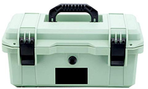 RONGJJ Portable Tool Boxes Tray Tough Case Toolbox Storage, Hardware Organizer For Home,Craftsman And Garage, Light Green