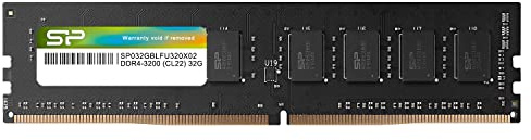 Silicon Power DDR4 32GB 3200MHz (PC4-25600) CL22 UDIMM 288-Pin Desktop Computer Memory