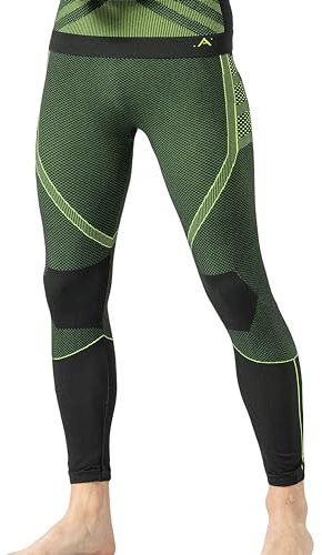 Risalti Leggings Homme Thermique Energy - Legging Homme Respirants, Pantalon Homme Thermique Élastiques, Vêtements pour Hommes Microfibre, Legging De Sport Homme sans Couture - Made in Italy