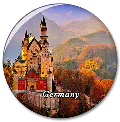 Deutschland Neuschwanstein Schloss Kühlschrank Kühlschrank Magnet Deko Magnet Aufkleber Reise Souvenir Sammlung Tourist Stadt Geschenk Whiteboard Küche