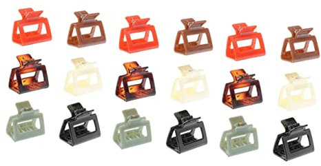 FOMIYES 18pièces Clips à Cheveux Carrés Pour Femme Et Fille Outils De Coiffure Élégants Et Pratiques
