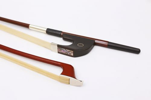 Yinfente 1/2 aufrechter Kontrabassbogen, Brasilholz, deutsches Naturbogenhaar, gut ausbalanciert