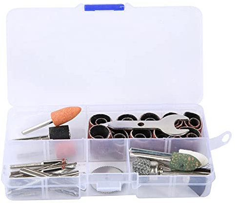 Kit de Accesorios para Amoladora Eléctrica, 46 Uds., Kits de Perforación y Pulido para Cortar Fácilmente, Lijar, Afilar y Tallar (Paquete de cabeza de pulido de esmeril con