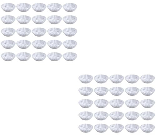 Alipis 2piezas Moldes De Tartaletas Reutilizables y Antiadherentes Para Muffins y Tartas De Para Pasteles Pudding y Quiches