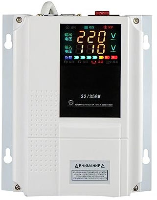 GZHMMAN Regolatore Tensione Voltage Stabilizer Regolatore Protezione 220V Stabilizzatore Tensione Automatico Monofase 3000W Adatto per Elettrodomestici Instabili