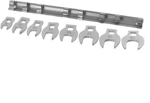 HEBEOT Beweglicher offener Ratschenschlüssel mit austauschbaren Köpfen, 96,5 cm (38 Zoll) Antrieb, Maulschlüssel-Set für Produktionsverarbeitung, 8-teilig