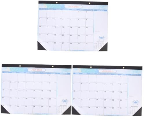 SEWACC 3stücke Wandkalender Mit - Dekorativer Planer Für Zuhause Und Büro Notieren Von Terminen Und Erinnerungen Und